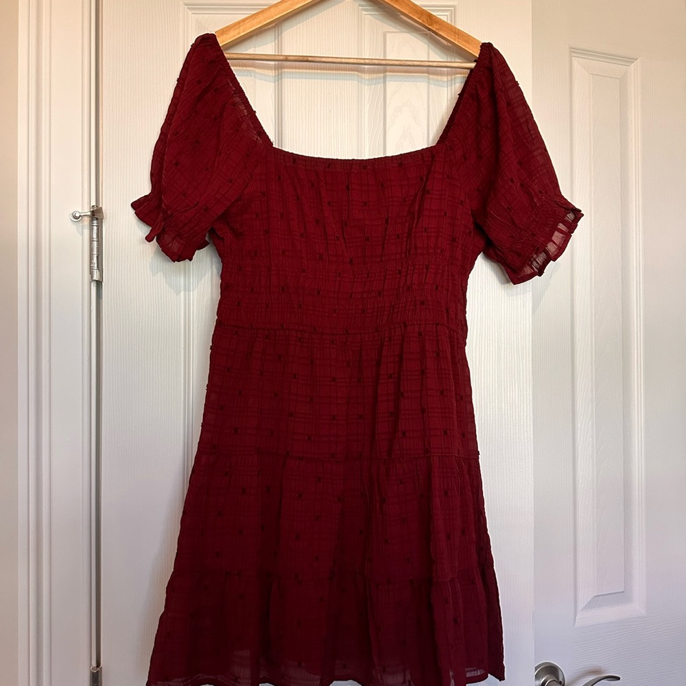 Elegant Red Women's Dress